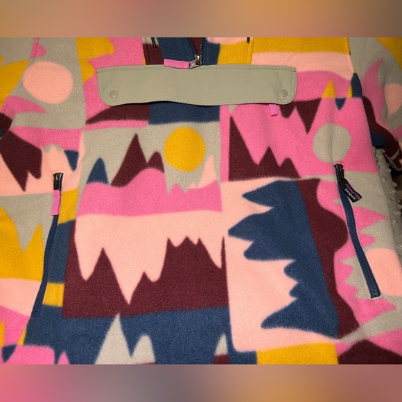 Patagonia Synchilla Pullover Hoodie Cagoule Frontera Marble Pink M XL W XXL NWT - Picture 7 of 7
